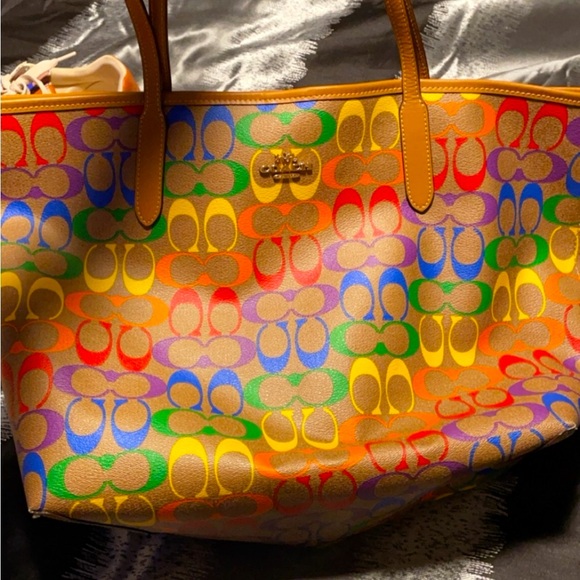 Coach Shoes - Coach Rainbow Purse & Shoes to Match- Like New